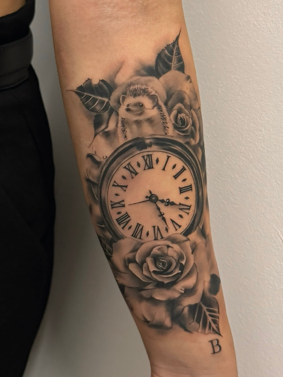 Időtlen természet tetoválás minta