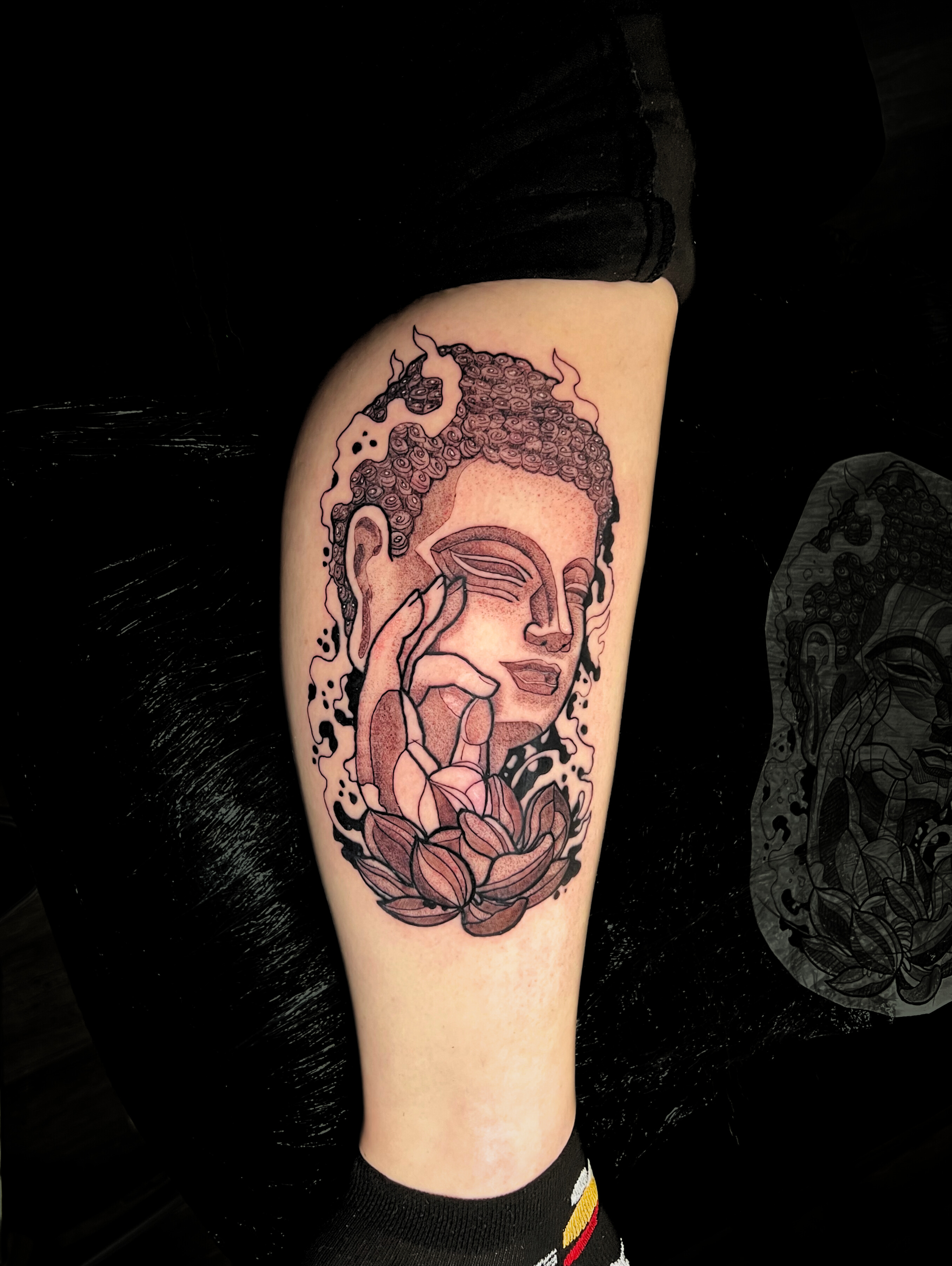 Belső béke szimbólum tetoválás